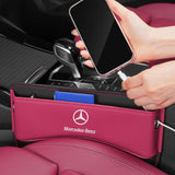 For Mercedes Benz AMG W203 W206 W220 W205 W211 W212 W201 W210 W108 Car Seat Gap Crevice Slot Storage Box Organizer Accessories