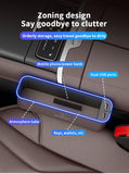 Car Seat Gap Organizer USB Charging Multifunction Storage Box For Mercedes-Benz A B C E V R-Class A45 C43 CLA GLA GLB GLC SLK SL