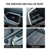 Car Air Vent Cleaning Soft Brush Clean Tool Dusting Crevice Brush Auto Interior For Mercedes Benz AMG A C E GLC clase CLA W205