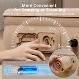 Durable Inflatable Air Mattress Glamping Mats PVC Inflatable Sleeping Mattress Double Height Inflatable Mattress Built-in Pump