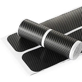 4pcs Car Door Plate Protective Stickers Carbon FiberLeather Car Sticker For Mercedes benz AMG W204 W212 W211 W124 W210 GLC CLA