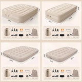 Twin Air Bed with Built in Electric Pump Blow Up Bed Mattresses ,Elevated Inflatable Air Mattress for Home Guest Camping
