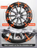 Automobile Tire Anti-Skid Chain Car Off-Road Vehicle Universal Winter Anti-Skid Artifact Snow Chain Anti-Skid Cable Tie Chain