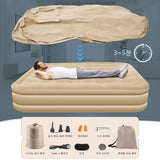Twin Air Bed with Built in Electric Pump Blow Up Bed Mattresses ,Elevated Inflatable Air Mattress for Home Guest Camping