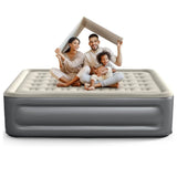 Air Mattress All Night No Lost Air Foldable Blow Up Mattress with Storage Bag for Camping Home Portable Travel