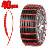 Automobile Tire Anti-Skid Chain Car Off-Road Vehicle Universal Winter Anti-Skid Artifact Snow Chain Anti-Skid Cable Tie Chain