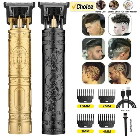 Electric Hair Cutting Machine Vintage T9 Clipper Hair Rechargeable Man Shaver Trimmer For Men's Barber Professional New Hot Sale