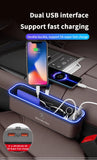 Car Seat Gap Organizer USB Charging Multifunction Storage Box For Mercedes-Benz A B C E V R-Class A45 C43 CLA GLA GLB GLC SLK SL