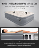 Air Mattress All Night No Lost Air Foldable Blow Up Mattress with Storage Bag for Camping Home Portable Travel
