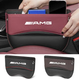For Mercedes Benz AMG W203 W206 W220 W205 W211 W212 W201 W210 W108 Car Seat Gap Crevice Slot Storage Box Organizer Accessories