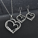 Exquisite Double Heart Necklace