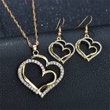 Exquisite Double Heart Necklace