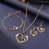 Exquisite Double Heart Necklace