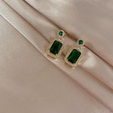 Emerald Necklace Female Zircon Crystal