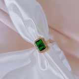 Emerald Necklace Female Zircon Crystal