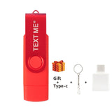 TEXT ME High Speed USB Flash Drive
