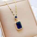 Emerald Necklace Female Zircon Crystal