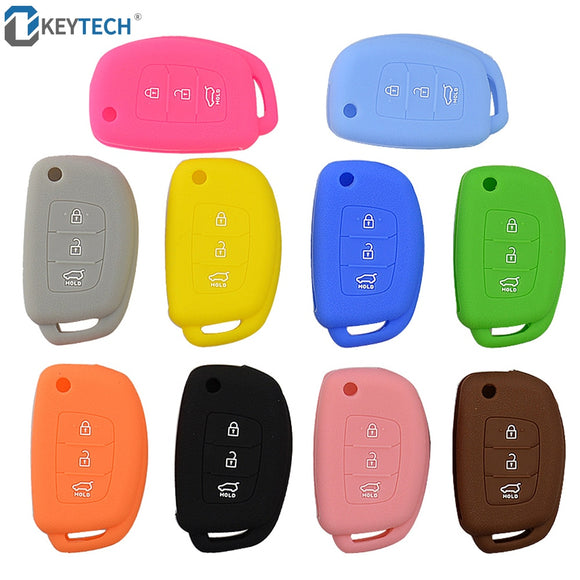 OkeyTech Silicone Car Remote Flip Key Fob